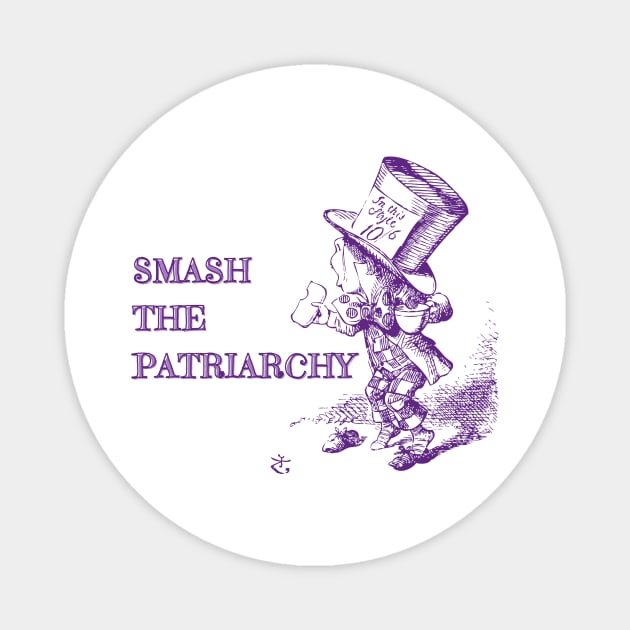 Smash THE patriarchy Magnet by soubamagic